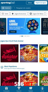 Sinta a adrenalina dos jogos de cassino com 586bet